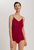 Cotton Seamless V-Neck Camisole | Red Dahlia 71601-2418