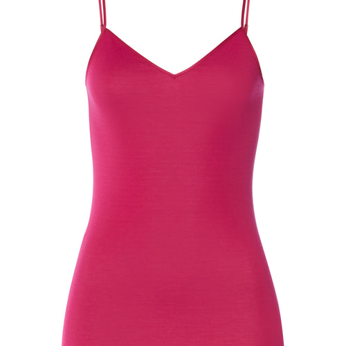Cotton Seamless V-Neck Cotton Camisole | Light Sangria 71601-2465