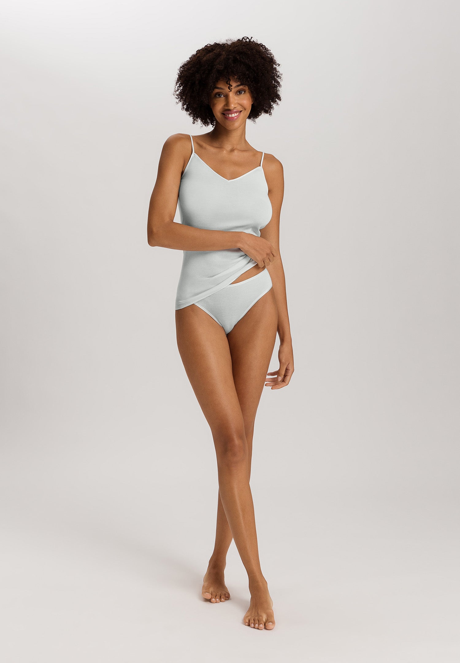 Cotton Seamless V-Neck Camisole | Vapor 71601-2534