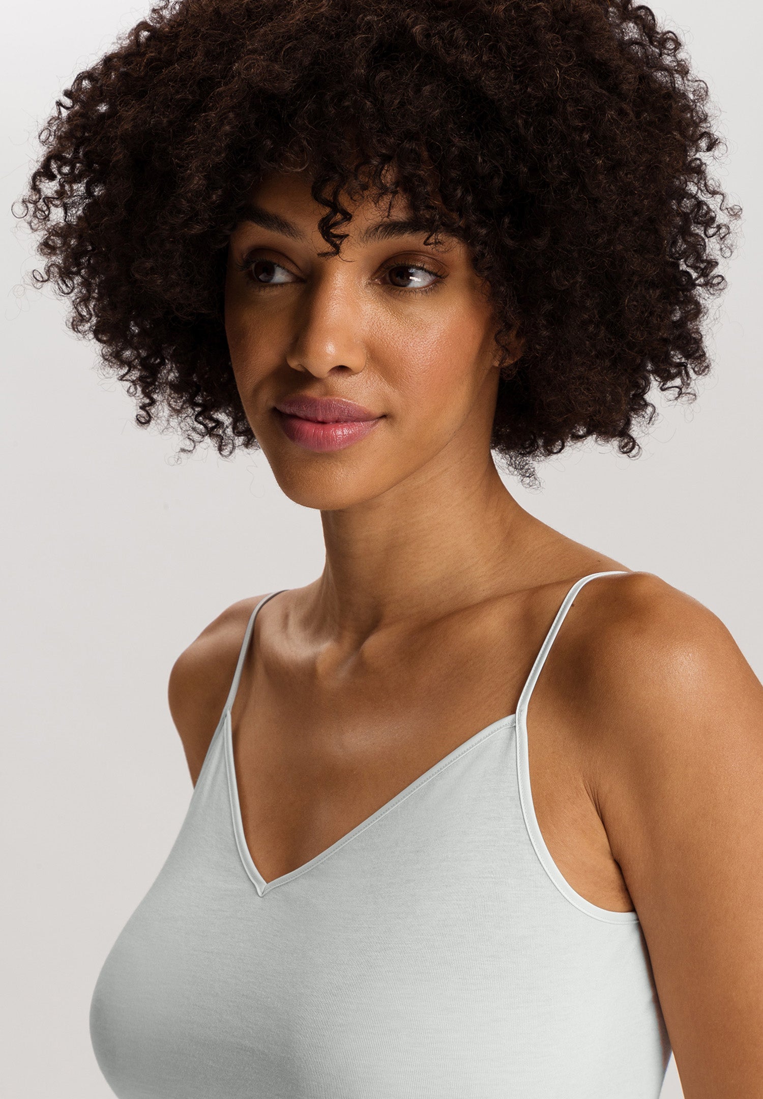 Cotton Seamless V-Neck Camisole | Vapor 71601-2534