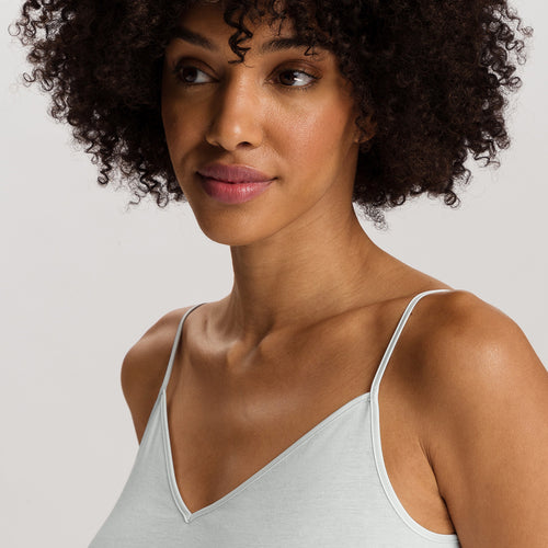 Cotton Seamless V-Neck Camisole | Vapor 71601-2534