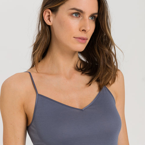 71601 Cotton Seamless V-Neck Camisole - 2656 Pigeon