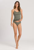 71601 Cotton Seamless V-Neck Camisole - 2668 Antique Green