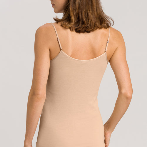 71601 Cotton Seamless V-Neck Camisole - 274 Beige