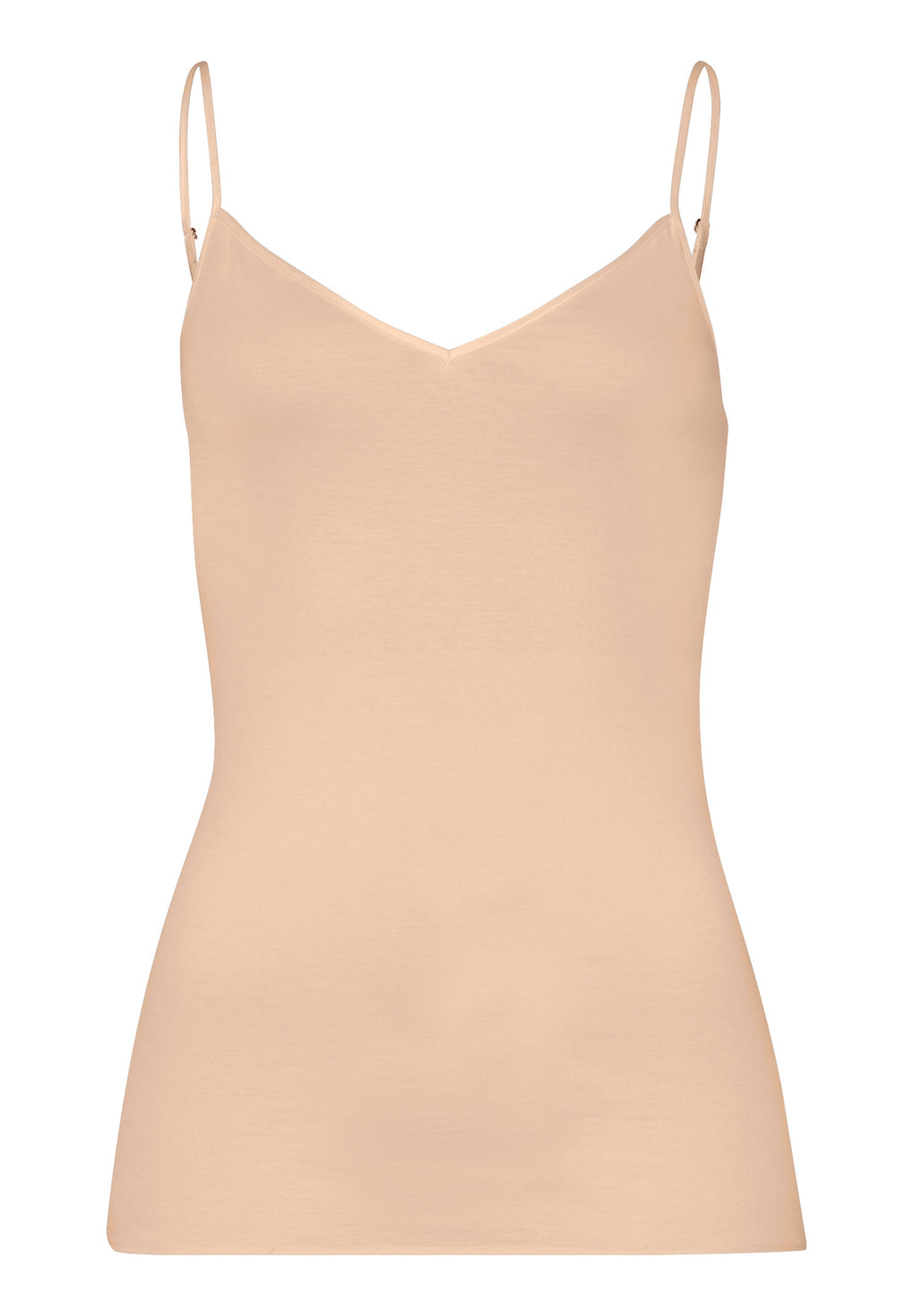 71601 Cotton Seamless V-Neck Camisole - 274 Beige