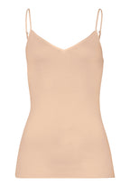 71601 Cotton Seamless V-Neck Camisole - 274 Beige