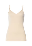 Cotton Seamless V-Neck Cotton Camisole | Summer Sand 71601-2811