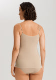 Cotton Seamless V-Neck Camisole | Iced Cappuccino 71601-2846
