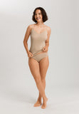 Cotton Seamless V-Neck Camisole | Iced Cappuccino 71601-2846