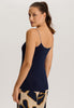 Cotton Seamless V-Neck Camisole | Deep Navy 71601-3067