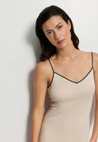 Cotton Seamless V-Neck Cotton Camisole | Summer Sand 71601-3084
