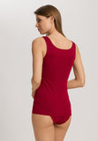 Cotton Seamless Round Neck Cotton Tank Top | Red Dahlia 71604-2418