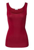 Cotton Seamless Round Neck Cotton Tank Top | Red Dahlia 71604-2418