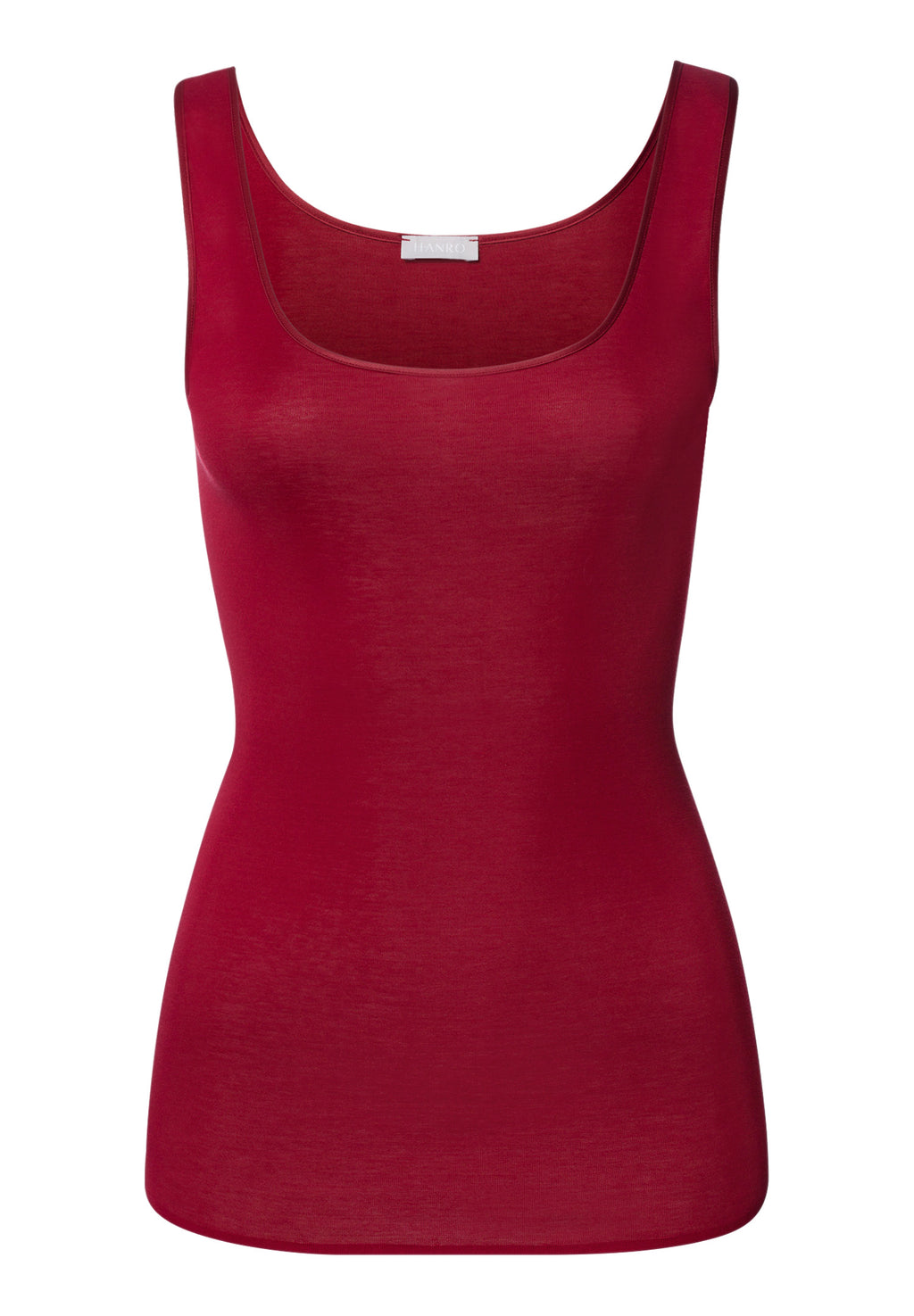 Cotton Seamless Round Neck Cotton Tank Top | Red Dahlia 71604-2418
