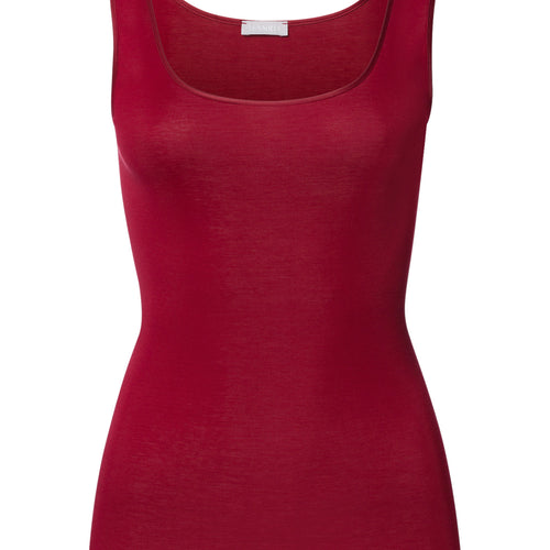 Cotton Seamless Round Neck Cotton Tank Top | Red Dahlia 71604-2418