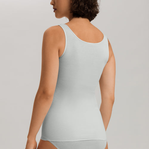 Cotton Seamless Round Neck Cotton Tank Top | Vapor 71604-2534