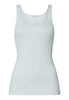 Cotton Seamless Round Neck Cotton Tank Top | Vapor 71604-2534