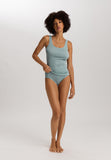 Cotton Seamless Round Neck Cotton Tank Top | Tourmaline Blue 71604-2712