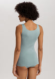 Cotton Seamless Round Neck Cotton Tank Top | Tourmaline Blue 71604-2712