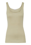 71604 Cotton Seamless Round Neck Tank - 2720 Moss Green