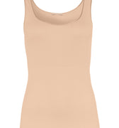 71604 Cotton Seamless Round Neck Tank - 274 Beige