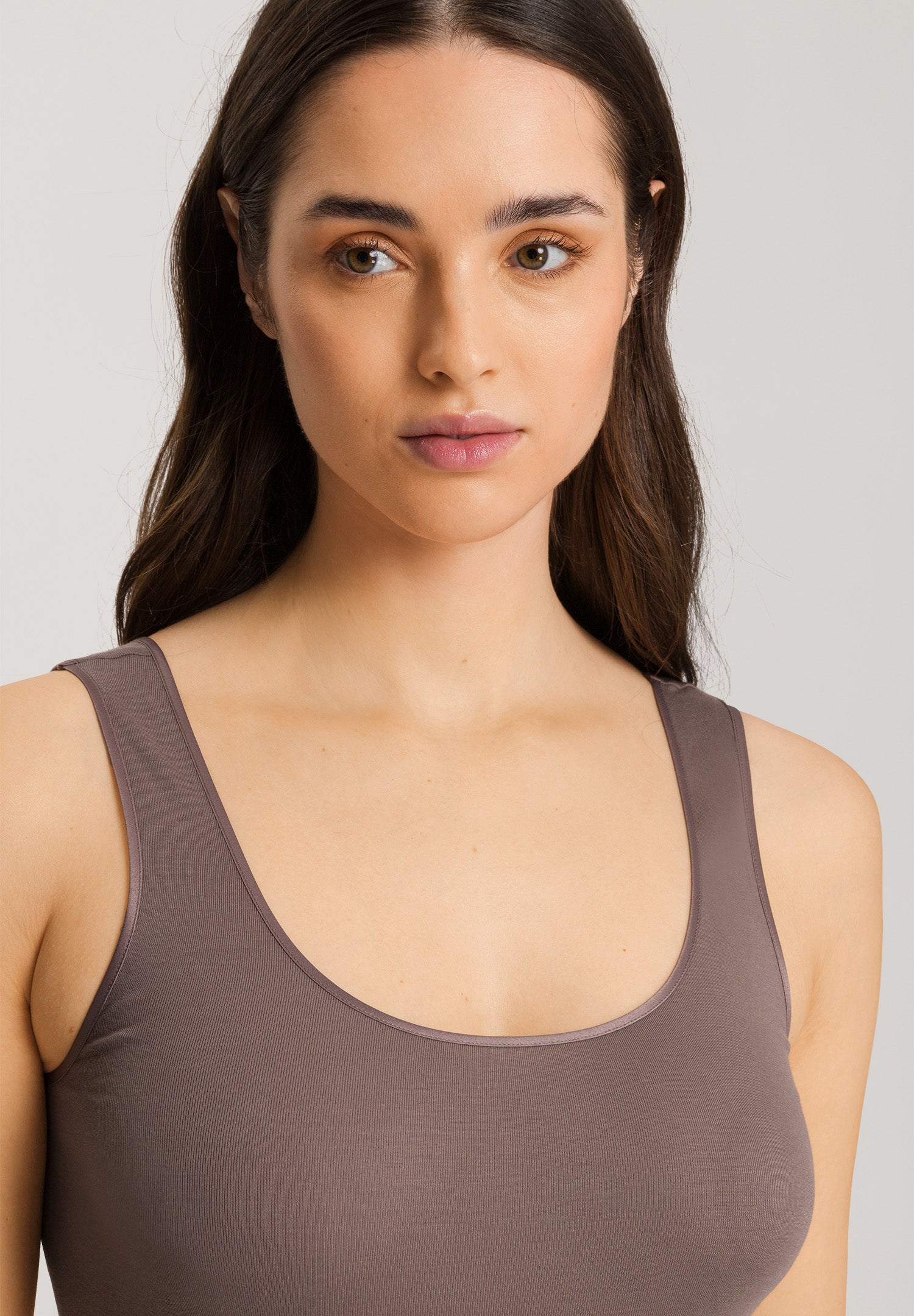 71604 Cotton Seamless Round Neck Tank - 2756 Stonewash