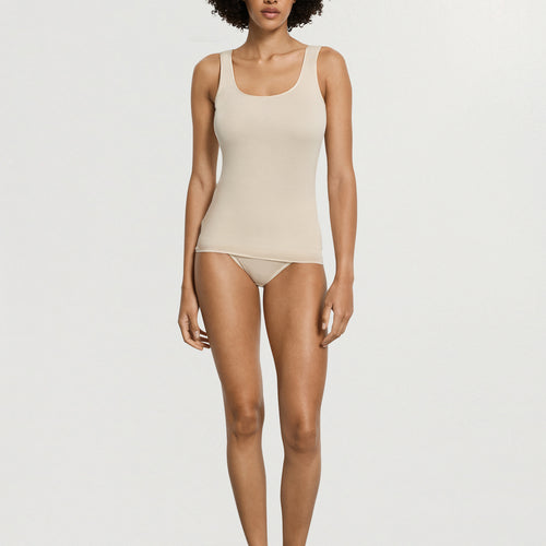 Cotton Seamless Round Neck Cotton Tank Top | Summer Sand 71604-2811