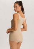 Cotton Seamless Round Neck Cotton Tank Top | Iced Cappuccino 71604-2846