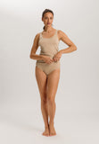 Cotton Seamless Round Neck Cotton Tank Top | Iced Cappuccino 71604-2846