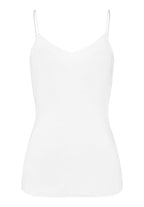 71605 Cotton Seamless Spaghetti Cami Padded - 101 White