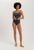 Cotton Seamless Spaghetti Cami Padded | Black Pearl 71605-2183