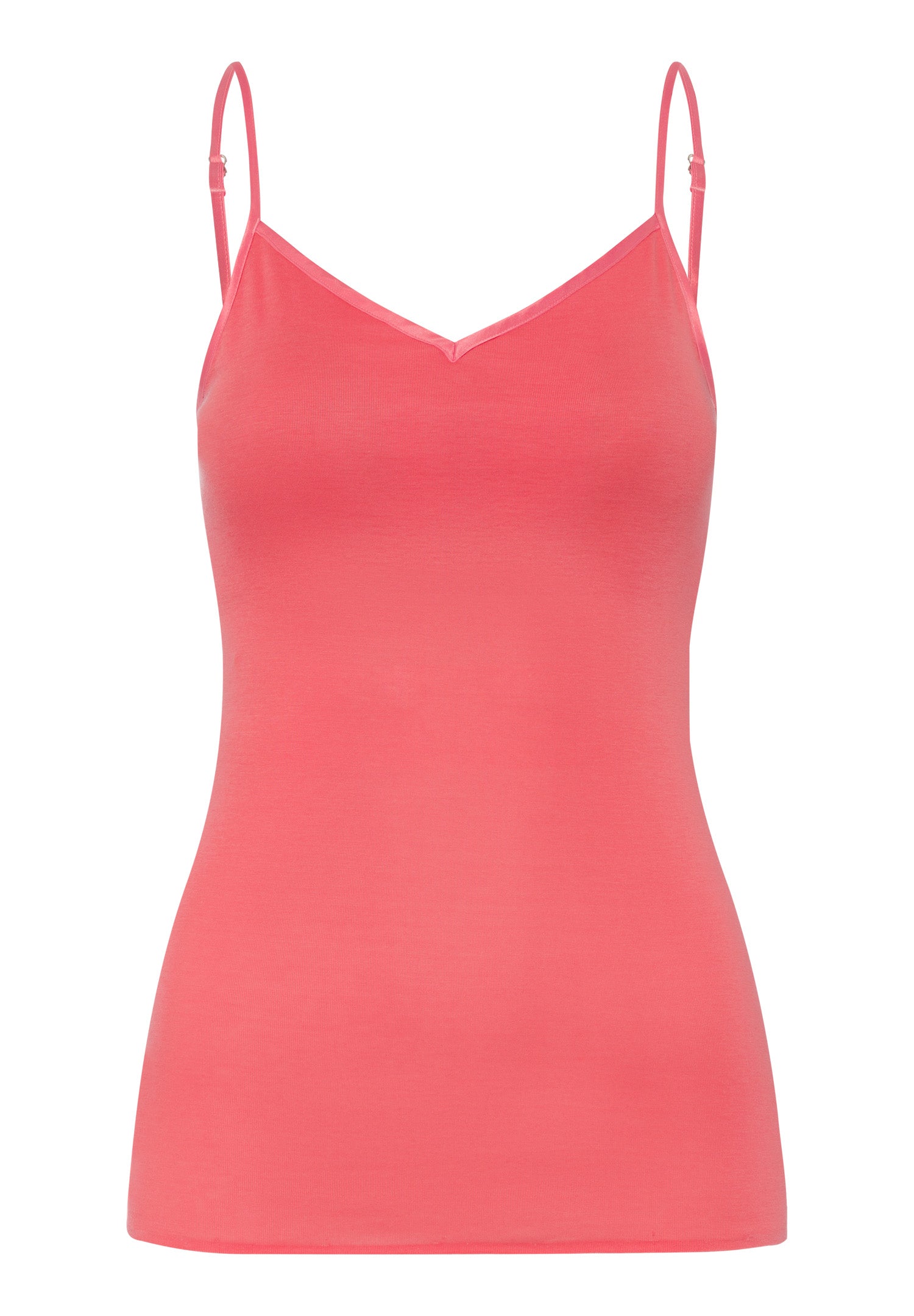 71605 Cotton Seamless Spaghetti Cami Padded - 2309 Porcelain Rose