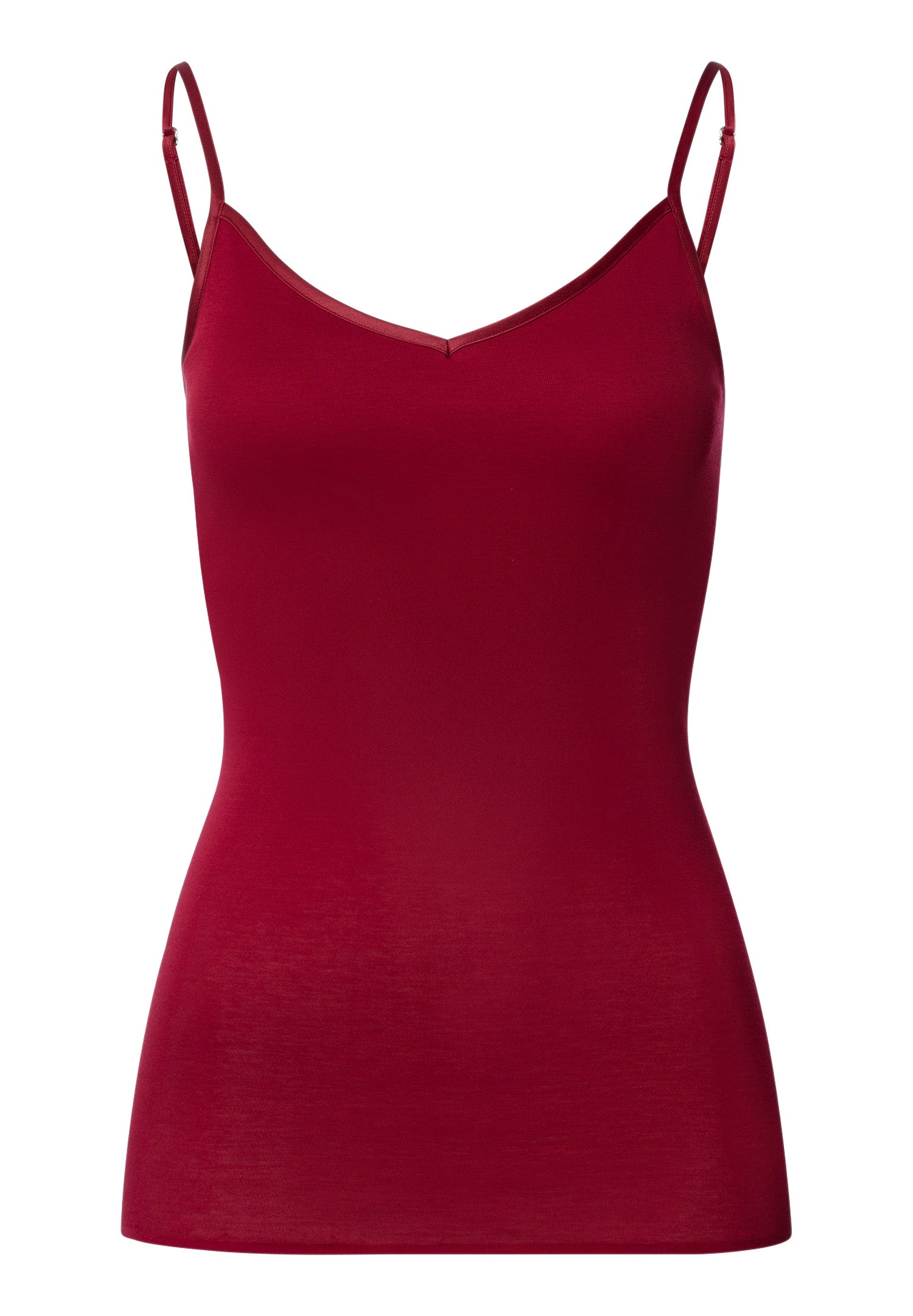 Cotton Seamless Spaghetti Cami Padded | Red Dahlia 71605-2418