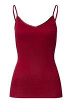 Cotton Seamless Spaghetti Cami Padded | Red Dahlia 71605-2418
