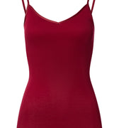 Cotton Seamless Spaghetti Cami Padded | Red Dahlia 71605-2418