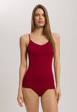 Cotton Seamless Spaghetti Cami Padded | Red Dahlia 71605-2418