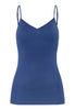 71605 Cotton Seamless Spaghetti Cami Padded - 2604 True Navy