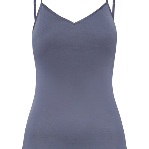 71605 Cotton Seamless Spaghetti Cami Padded - 2656 Pigeon