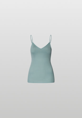Cotton Seamless Padded Cotton Camisole | Tourmaline Blue 71605-2712