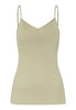 71605 Cotton Seamless Spaghetti Cami Padded - 2720 Moss Green
