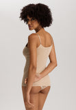 Cotton Seamless Spaghetti Cami Padded | Iced Cappuccino 71605-2846