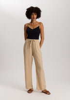 Cotton Seamless Cotton Camisole With Jewelry Strap | Black 71613-019
