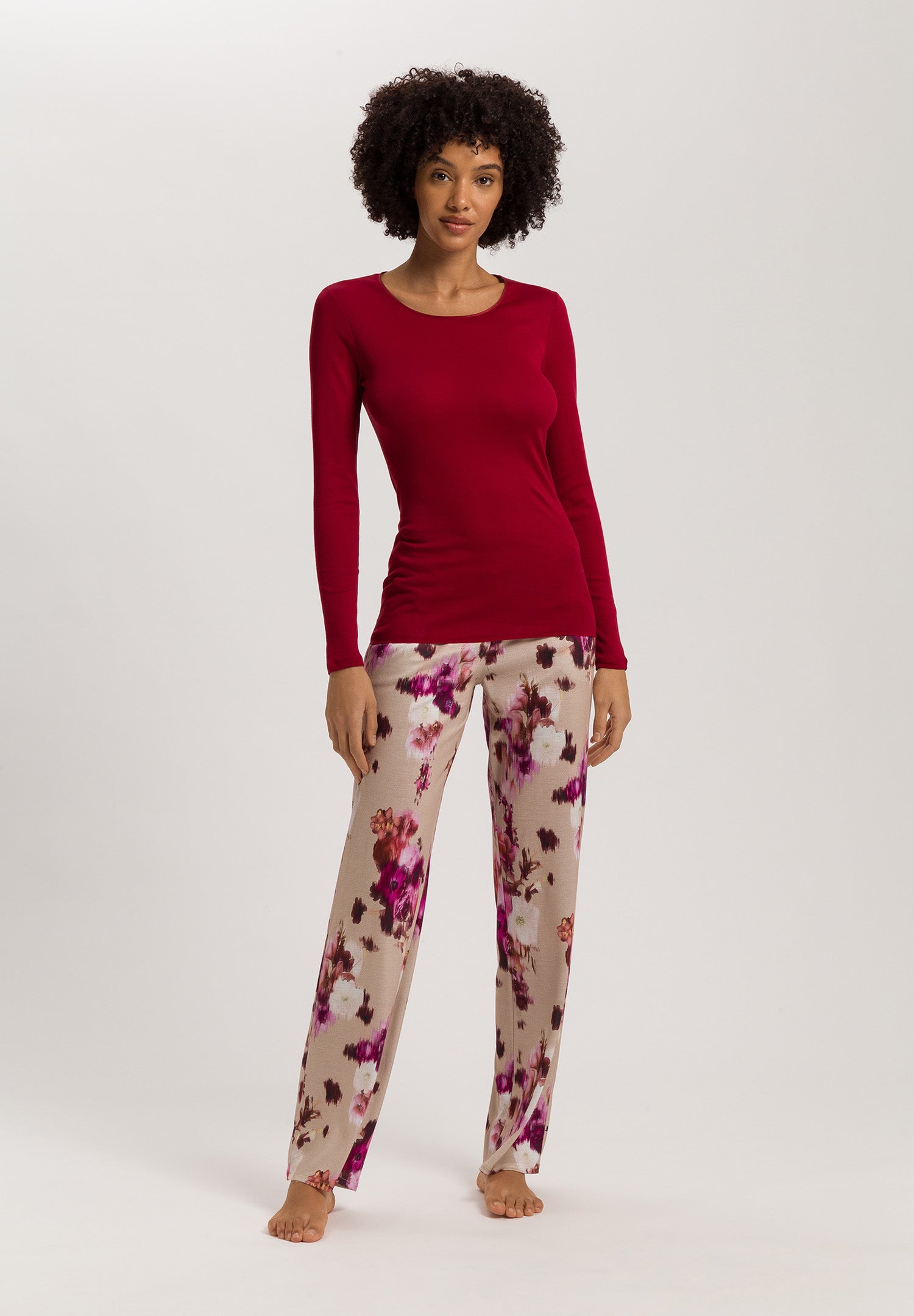 Cotton Seamless Cotton Knit Top | Red Dahlia 71620-2418