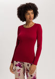 Cotton Seamless Cotton Knit Top | Red Dahlia 71620-2418