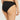 71624 Cotton Seamless High Cut Brief - 019 Black