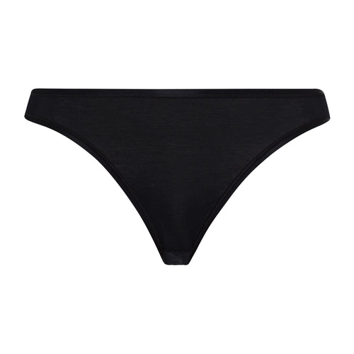 71624 Cotton Seamless High Cut Brief - 019 Black