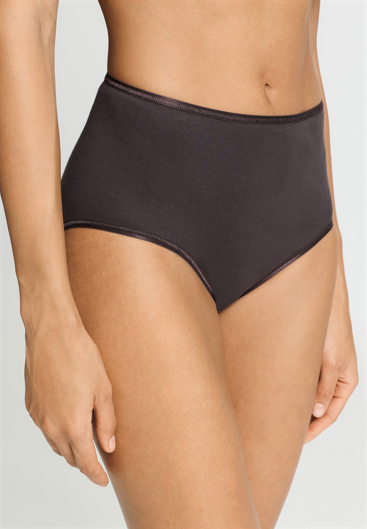 Cotton Seamless Cotton Full Brief | Dark Mocha 71625-2185