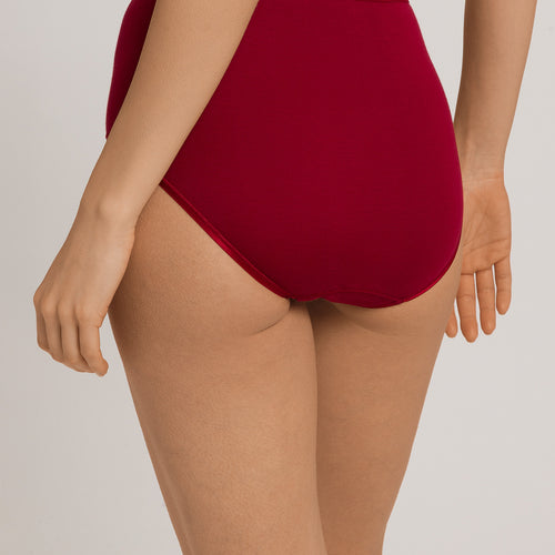 Cotton Seamless Full Brief | Red Dahlia 71625-2418