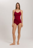 Cotton Seamless Full Brief | Red Dahlia 71625-2418