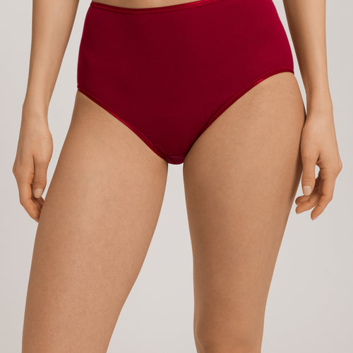 Cotton Seamless Full Brief | Red Dahlia 71625-2418